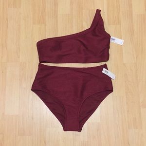 Old Navy bikini and high waisted bottoms medium